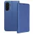 Samsung Galaxy A27 5G könyvtok, fliptok, telefon tok, bankkártyatartós, mágneszáras, sötétkék, Smart Case book