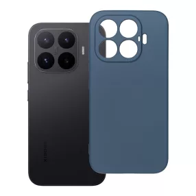   Xiaomi 17T 5G szilikon tok – kameravédős, matt kék hátlaptok velúr belsővel, Silicone