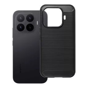   Xiaomi 17T 5G szilikon tok – karbon mintás fekete hátlaptok, Carbon Case