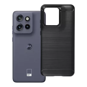   Motorola Edge 50 Neo 5G / Edge 60 Neo 5G szilikon tok, hátlaptok, telefon tok, karbon mintás, fekete, Carbon case
