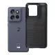 Motorola Edge 50 Neo 5G / Edge 60 Neo 5G szilikon tok, hátlaptok, telefon tok, karbon mintás, fekete, Carbon case