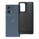 Motorola Edge 50 Fusion 5G szilikon tok, hátlaptok, telefon tok, karbon mintás, fekete, Carbon case