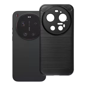   Xiaomi 17 Ultra 5G szilikon tok, hátlaptok, telefon tok, karbon mintás, fekete, Carbon case