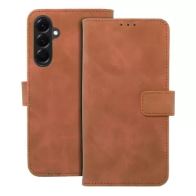   Samsung Galaxy A27 5G könyvtok, fliptok, telefon tok, bankkártyatartós, mágneszáras, barna, Tender Book