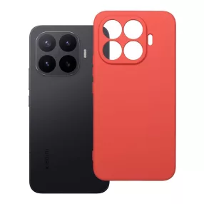   Xiaomi 17T Pro 5G szilikon tok – kameravédős, matt barackszínű hátlaptok velúr belsővel, Silicone