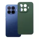 Xiaomi 17T Pro 5G szilikon tok – kameravédős, matt zöld hátlaptok, Matt Case