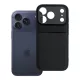 iPhone 18 Pro Max / 17 Pro Max tok – kameravédős, elegáns texturált fekete hibrid hátlaptok, Noble Case
