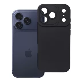   iPhone 18 Pro Max / 17 Pro Max szilikon tok – kameravédős, matt fekete hátlaptok, Matt Case