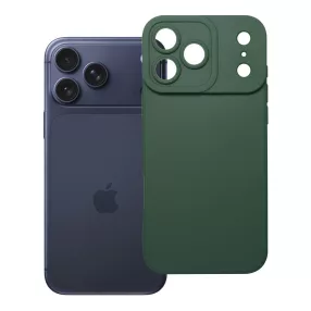   iPhone 18 Pro Max / 17 Pro Max szilikon tok – kameravédős, matt zöld hátlaptok, Matt Case