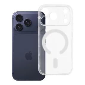   iPhone 18 Pro / 17 Pro MagSafe szilikon tok – kameravédős, 2 mm-es átlátszó hátlaptok, Clear Case