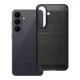 Samsung Galaxy S26 FE 5G / S25 FE 5G szilikon tok – karbon mintás fekete hátlaptok, Carbon Case