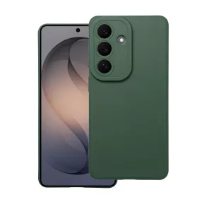   Samsung Galaxy S26 FE 5G szilikon tok – kameravédős, matt zöld hátlaptok, Matt Case