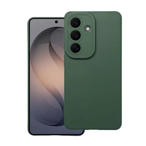 Samsung Galaxy S26 FE 5G szilikon tok – kameravédős, matt zöld hátlaptok, Matt Case