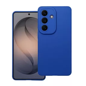   Samsung Galaxy S26 FE 5G szilikon tok – kameravédős, matt kék hátlaptok, Matt Case