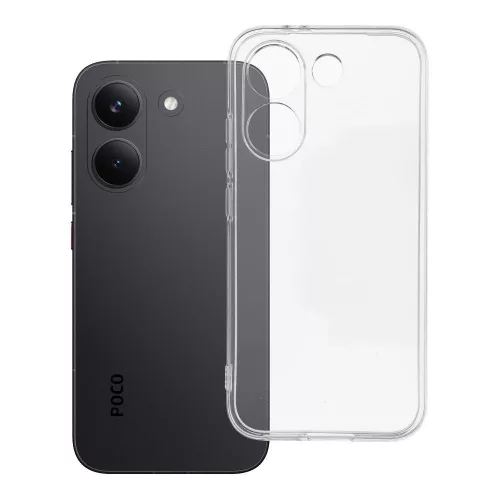 Xiaomi Poco X8 Pro 5G szilikon tok – 2mm vastag, átlátszó hátlaptok, kamera védelemmel, Clear Case