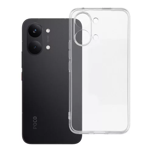 Xiaomi Poco X8 Pro Max 5G szilikon tok – 2mm vastag, átlátszó hátlaptok, kamera védelemmel, Clear Case