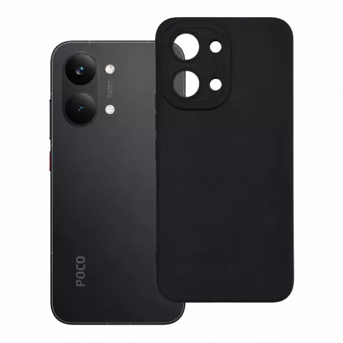 Xiaomi Poco X8 Pro Max 5G szilikon tok – kameravédős, matt fekete hátlaptok, Matt Case