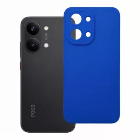   Xiaomi Poco X8 Pro Max 5G szilikon tok – kameravédős, matt kék hátlaptok, Matt Case