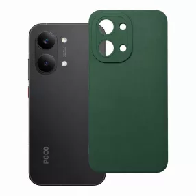   Xiaomi Poco X8 Pro Max 5G szilikon tok – kameravédős, matt zöld hátlaptok, Matt Case