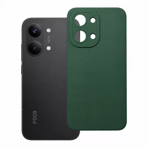 Xiaomi Poco X8 Pro Max 5G szilikon tok – kameravédős, matt zöld hátlaptok, Matt Case