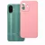 Samsung Galaxy A08 / A07 szilikon tok – kameravédős, matt púderrózsaszín hátlaptok, Matt Case