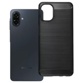   Samsung Galaxy A07 / A08 szilikon tok – karbon mintás fekete hátlaptok, Carbon Case