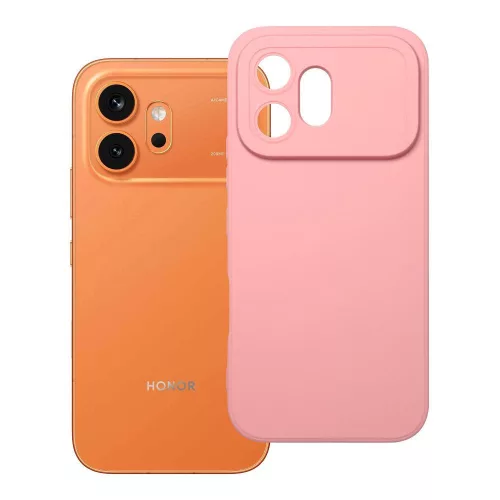 Honor 600 5G szilikon tok, telefon tok, hátlaptok, matt, púderrózsaszín, Matt case