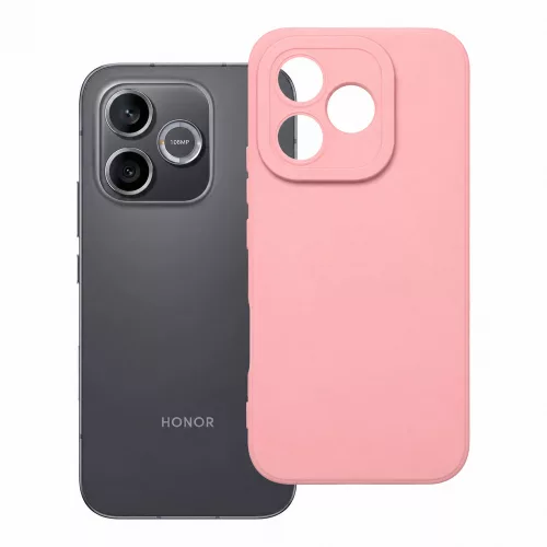 Honor 600 Lite 5G szilikon tok – kameravédős, matt púderrózsaszín hátlaptok, Matt Case