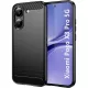 Xiaomi Poco X8 Pro 5G szilikon tok – karbon mintás fekete hátlaptok, Carbon Case