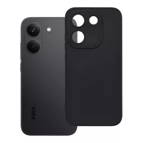   Xiaomi Poco X8 Pro 5G szilikon tok – kameravédős, matt fekete hátlaptok, Matt Case