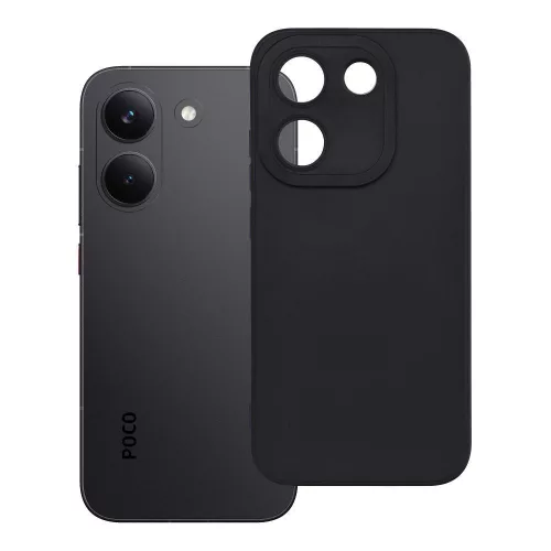 Xiaomi Poco X8 Pro 5G szilikon tok – kameravédős, matt fekete hátlaptok, Matt Case