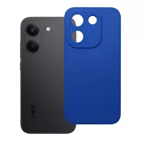   Xiaomi Poco X8 Pro 5G szilikon tok – kameravédős, matt kék hátlaptok, Matt Case