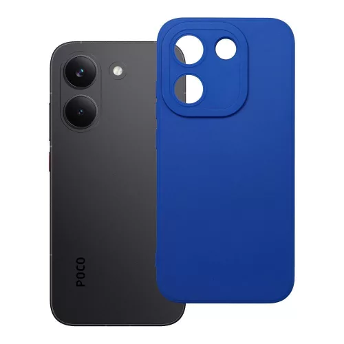 Xiaomi Poco X8 Pro 5G szilikon tok – kameravédős, matt kék hátlaptok, Matt Case