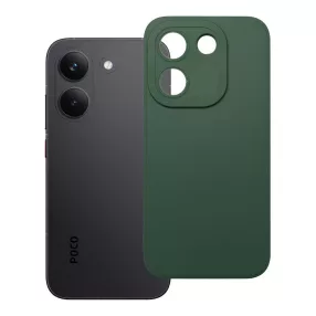   Xiaomi Poco X8 Pro 5G szilikon tok – kameravédős, matt zöld hátlaptok, Matt Case