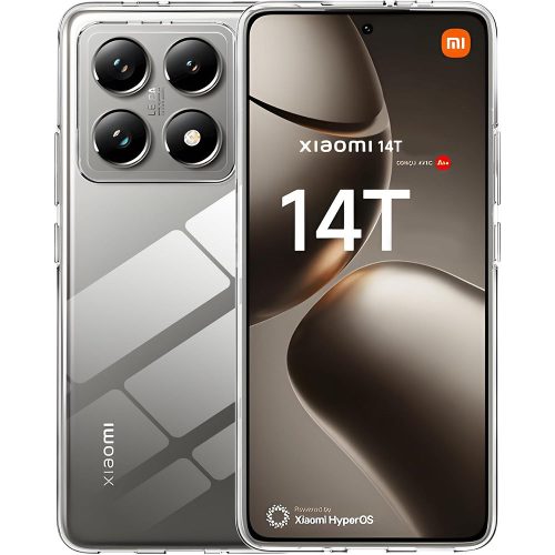 Xiaomi 14T 5G szilikon tok, hátlaptok, telefon tok, vékony, átlátszó, 1mm