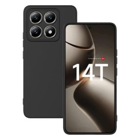   Xiaomi 14T 5G szilikon tok, hátlaptok, telefon tok, matt, fekete