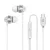 USB-C vezetékes fülhallgató mikrofonnal Type-C headset telefonhoz fehér Forever EP-02