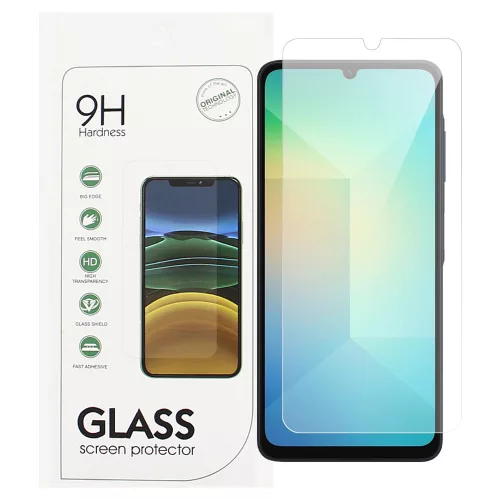 Samsung Galaxy A06 üvegfólia, tempered glass, előlapi, edzett, 9H, 0.3mm