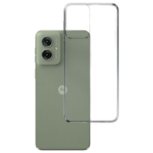 Motorola Moto G55 5G szilikon tok, hátlaptok, telefon tok, vékony, átlátszó, 1mm