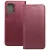 Motorola Moto G55 5G könyvtok, fliptok, telefon tok, mágneszáras, bankkártyatartós, bordó, Smart Magnetic