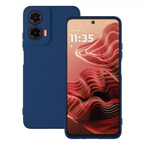   Motorola Moto G35 5G szilikon tok, hátlaptok, telefon tok, matt, sötétkék