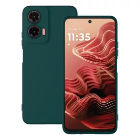   Motorola Moto G35 5G szilikon tok, hátlaptok, telefon tok, matt, zöld