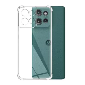   Motorola Edge 50 Neo 5G / Edge 60 Neo 5G szilikon tok, hátlaptok, telefon tok, erősített sarkokkal, átlátszó, Anti Shock, 1.5mm