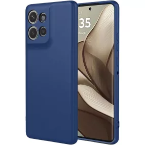   Motorola Edge 50 Neo 5G / Edge 60 Neo 5G szilikon tok, hátlaptok, telefon tok, matt, sötétkék