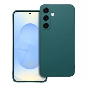   Samsung Galaxy S25 5G szilikon tok, hátlaptok, telefon tok, matt, zöld