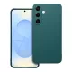 Samsung Galaxy S25 5G szilikon tok, hátlaptok, telefon tok, matt, zöld