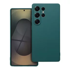   Samsung Galaxy S25 Ultra 5G szilikon tok, hátlaptok, telefon tok, matt, zöld