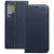 Samsung Galaxy S25 Ultra 5G könyvtok, fliptok, telefon tok, mágneszáras, bankkártyatartós, sötétkék, Smart Magnetic