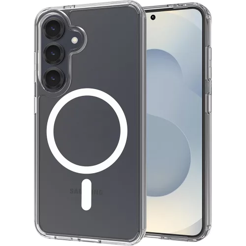 Samsung Galaxy S25 Plus 5G (S25+ 5G) hátlaptok, telefon tok, MagSafe kompatibilis, átlátszó, Anti Shock Mag Case, 1.5mm