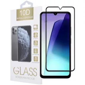   Xiaomi Redmi 14C / Redmi A4 / Poco C75 üvegfólia, tempered glass, előlapi, 10D, edzett, hajlított, fekete kerettel